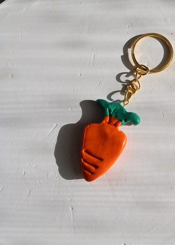 Turuncu Püsküllü Kadın Anahtarlık - Görsel 5