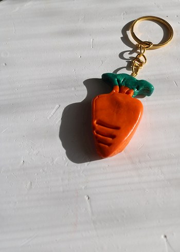 Turuncu Püsküllü Kadın Anahtarlık - Görsel 4