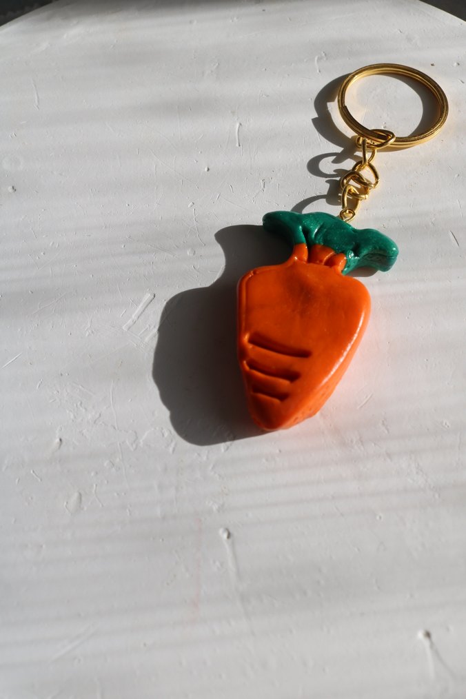 Turuncu Püsküllü Kadın Anahtarlık - Görsel 4