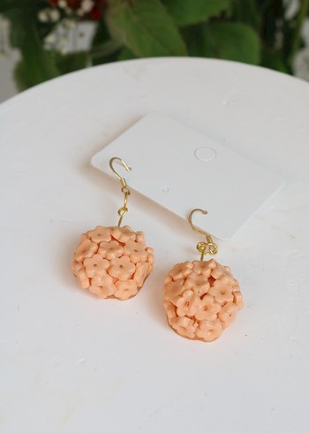 Renkli Boncuklu Mini Bohem Küpe - Görsel 2