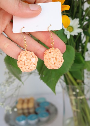 Renkli Boncuklu Mini Bohem Küpe - Görsel 8