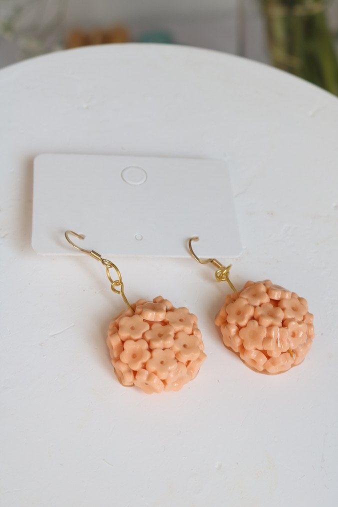 Renkli Boncuklu Mini Bohem Küpe - Görsel 5