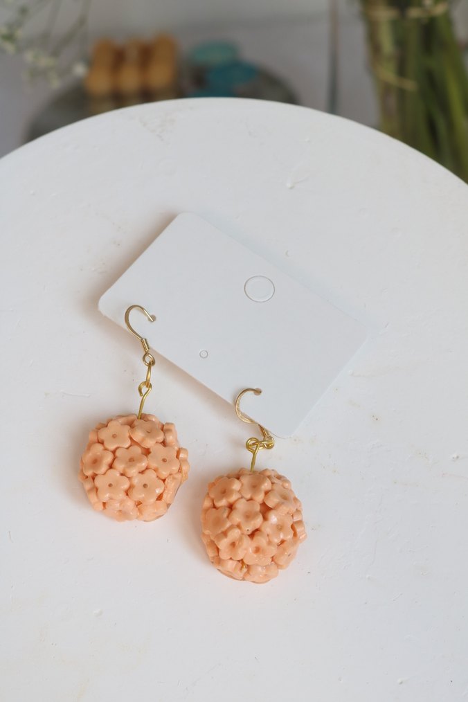 Renkli Boncuklu Mini Bohem Küpe - Görsel 4