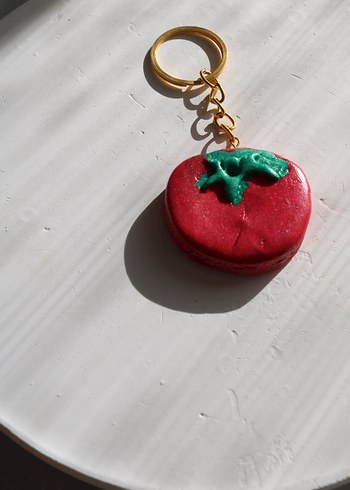 Zincir Detaylı Renkli Kadın Anahtarlık - Görsel 2