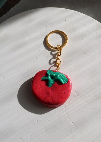 Zincir Detaylı Renkli Kadın Anahtarlık - Görsel 6