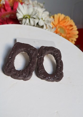 Kahverengi Vintage Erkek Küpeler - Görsel 7