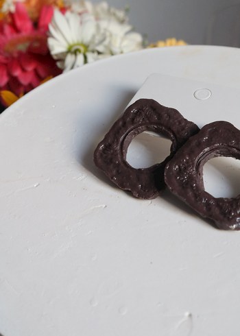 Kahverengi Vintage Erkek Küpeler - Görsel 4