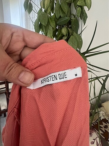 m Beden turuncu Renk Somon rengi oversize gömlek