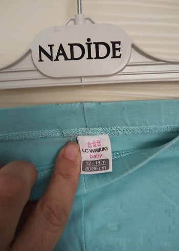 Pastel Mavi Kız Tayt - Görsel 2