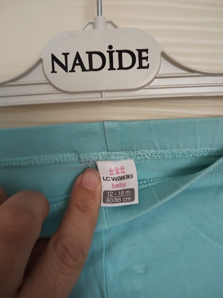 Pastel Mavi Kız Tayt - Görsel 2