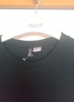 32 Beden H&M etiketli siyah elbise