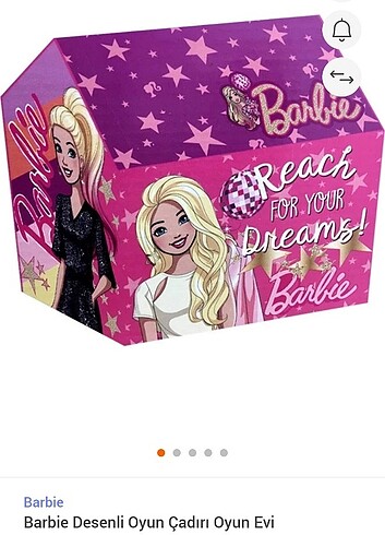 Barbie çadır