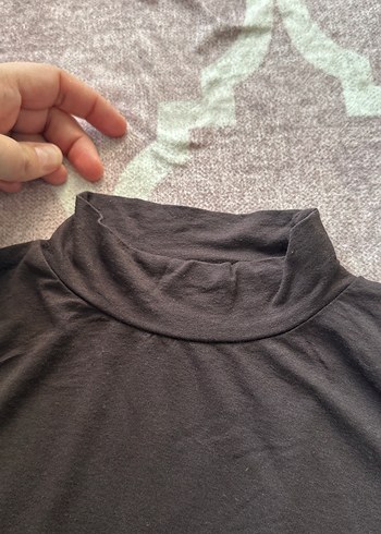 Siyah Boğazlı Uzun Kollu tesettür içlik - Görsel 3