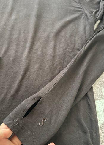 Siyah Boğazlı Uzun Kollu tesettür içlik - Görsel 2