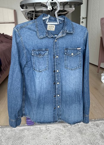 Mavi Jeans Dugmeli Mavi Denim Kadin Gomlek