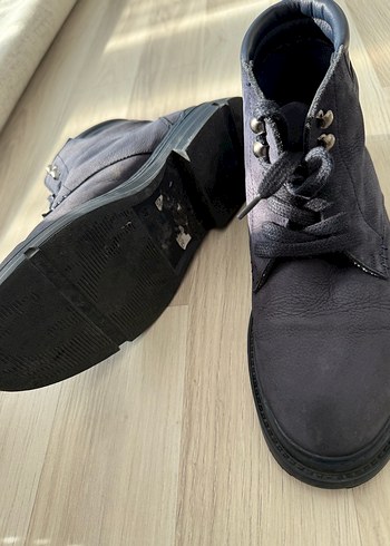 Lacivert Süet Erkek Botları Bağcıklı - Görsel 3