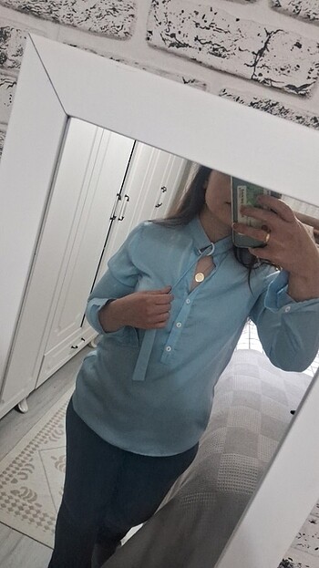 Saten gömlek  - Görsel 4