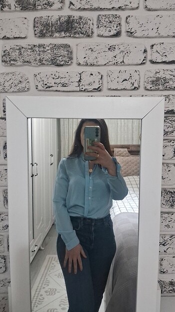 Saten gömlek  - Görsel 5