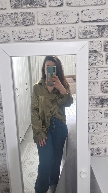 Saten gömlek  - Görsel 2