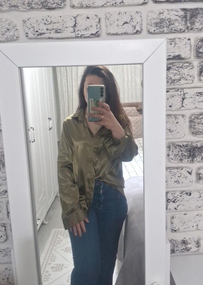 Saten gömlek  - Görsel 2