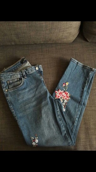 l Beden lcw nakışlı jean