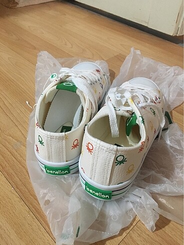 37 Beden çeşitli Renk Benetton deri spor ayakkabı