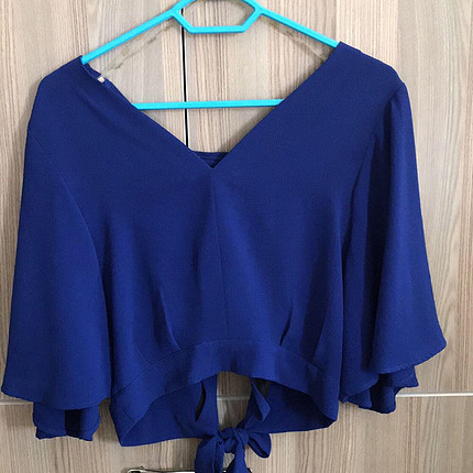 Mavi modern bluz