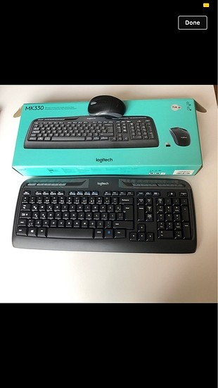 Logitech Klavye ve Mouse Seti