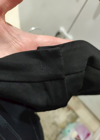 Siyah Kadın Ofis Kumaş Pantolon - Görsel 4