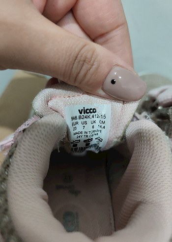 Vicco Kız Çocuk Bej Spor Ayakkabı - Görsel 4