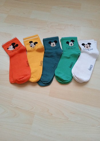 DİSNEY ÇORAP #disney#Renkli Baskılı Çorabı Seti