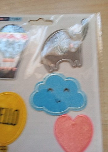 KIYAFET AKSESUARI#
 Renkli 5'li Nakışlı Ütüyle Yapışan Yama Seti - Görsel 3