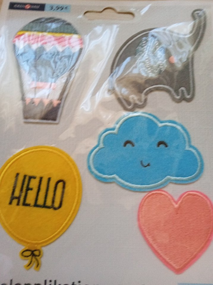 KIYAFET AKSESUARI#
 Renkli 5'li Nakışlı Ütüyle Yapışan Yama Seti - Görsel 2