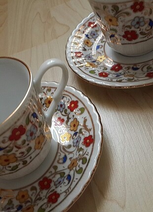 2 ADET NESCAFE FİNCANI #KUTAHYAPORSELEN #KARACA HOME #NESCAFE #K