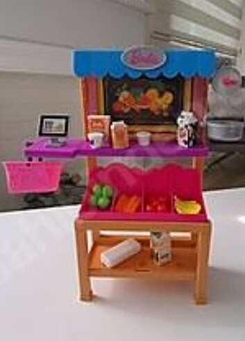 Beden Renk BARBİE MANAV SETİ #fyp#barbie#manav#oyuncak#aksesuar
