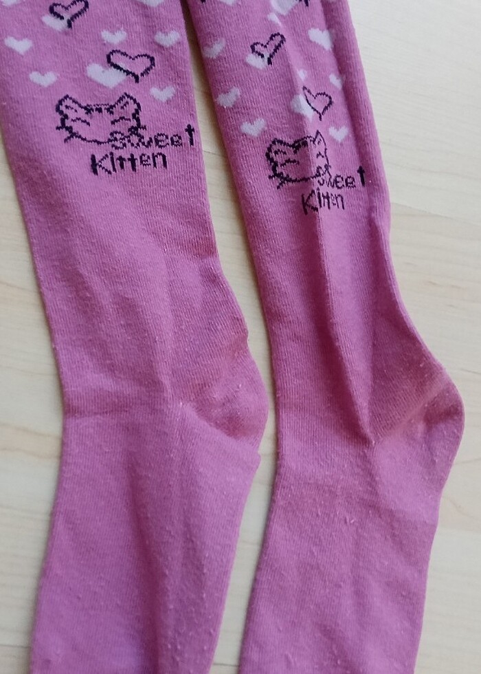 7_8 YAŞ KIZ ÇOCUK ÇORAP #fyp#çorap - Görsel 2