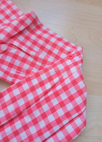 15-16 YAŞ LCW GÖMLEK #gömlek#lcw#Pembe Kareli Uzun Kollu  Gömlek - Görsel 7