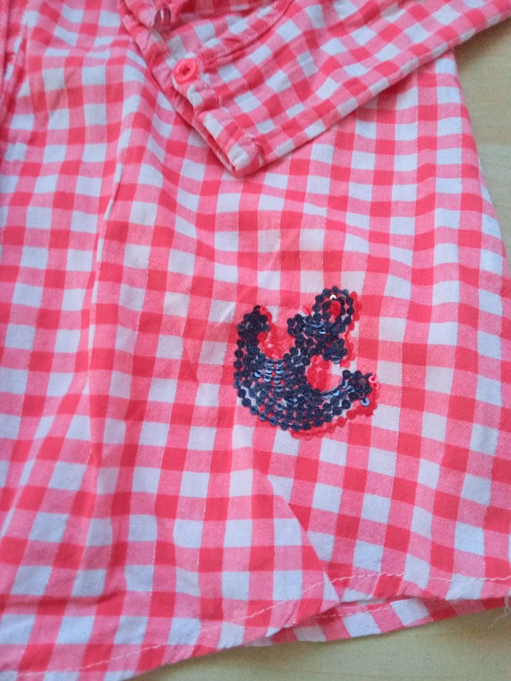 15-16 YAŞ LCW GÖMLEK #gömlek#lcw#Pembe Kareli Uzun Kollu  Gömlek - Görsel 4