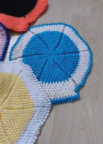 Renkli Örgü Banyo Süngeri Seti - Görsel 5