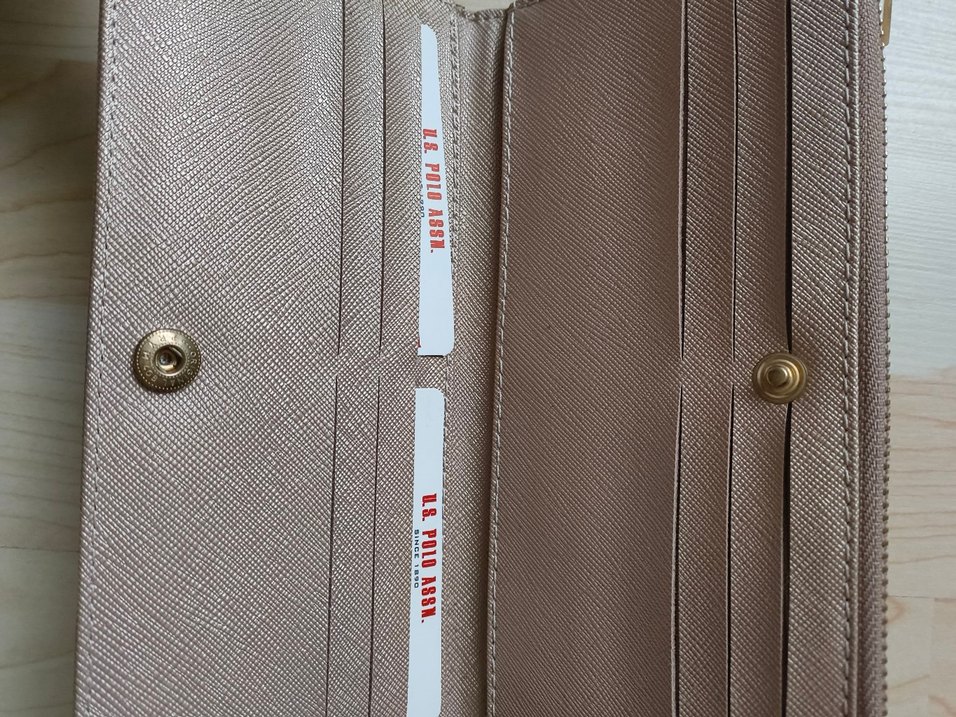 USPA POLO MARKA CÜZDAN #uspa#polo#cüzdan#Bej Kadın Cüzdan - Görsel 2