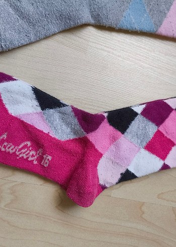 UZUN ÇORAP #çorap#Renkli Desenli Çorap Seti - Görsel 6