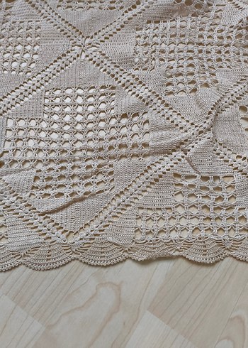 ELİŞİ MASA ÖRTÜSÜ#dantel#elişi#örtü - Görsel 4