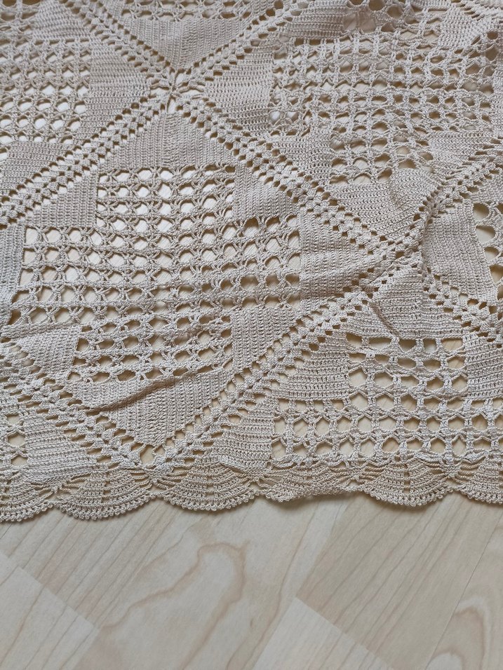 ELİŞİ MASA ÖRTÜSÜ#dantel#elişi#örtü - Görsel 4