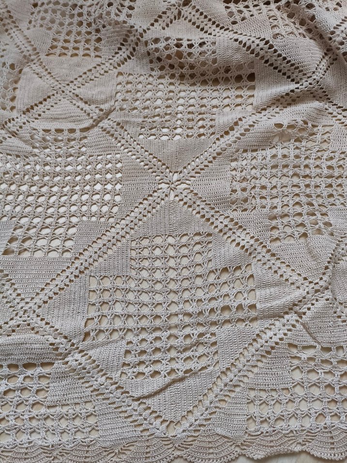 ELİŞİ MASA ÖRTÜSÜ#dantel#elişi#örtü - Görsel 3