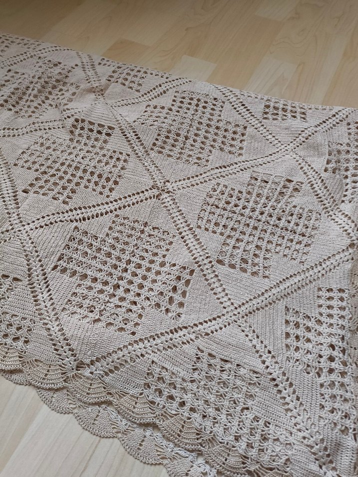 ELİŞİ MASA ÖRTÜSÜ#dantel#elişi#örtü - Görsel 5