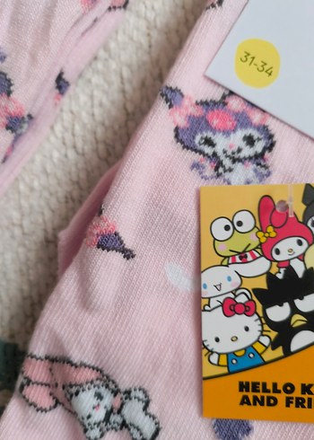 KUROMİ  DESENLİ DİZ ALTI ÇORAP #kuromi#çorao - Görsel 3