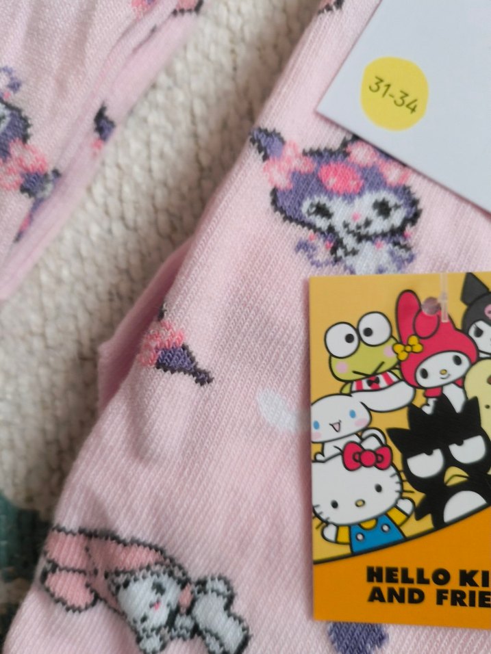 KUROMİ  DESENLİ DİZ ALTI ÇORAP #kuromi#çorao - Görsel 3