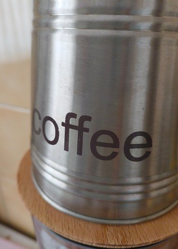 KAHVE#kahveGri Kahve Kutusu - Görsel 2