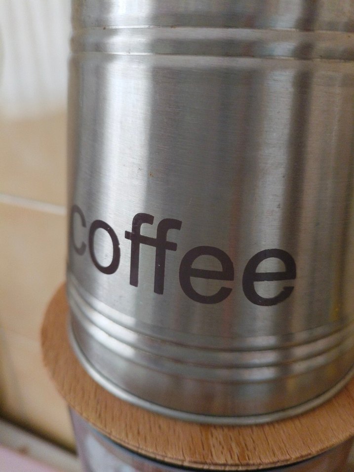 KAHVE#kahveGri Kahve Kutusu - Görsel 2