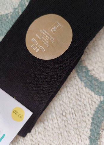 KIZ ÇOCUK DİZ ALTI ÇORAP#çorap#penti#Kız Çocuk 
 Pamuklu Çorap - Görsel 3